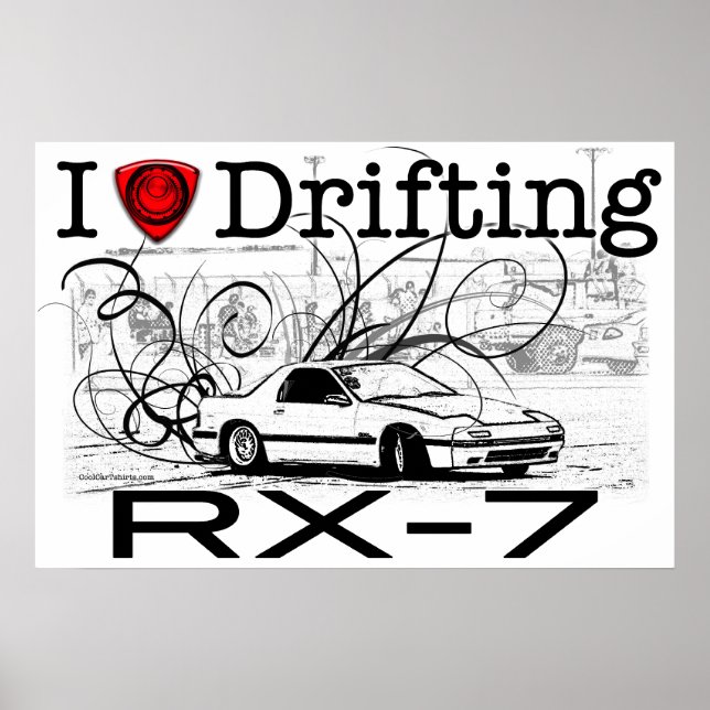 Poster Adoro deriva RX-7 (Frente)