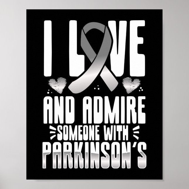 Poster Adoro E Admiro Alguém Com Parkinsons (Frente)