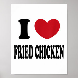 Poster Adoro Frango Frito _1