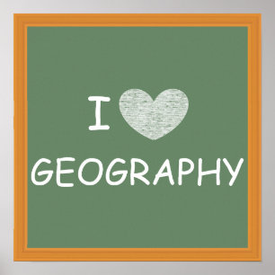 Poster Adoro Geografia