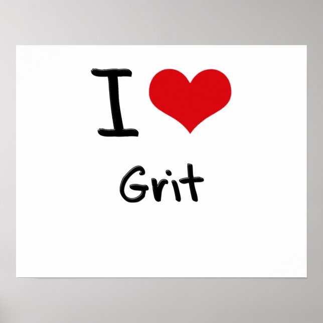 Poster Adoro Grit (Frente)