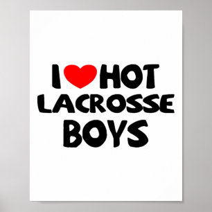 Poster Adoro Hot Lacrosse Boys Engraçados
