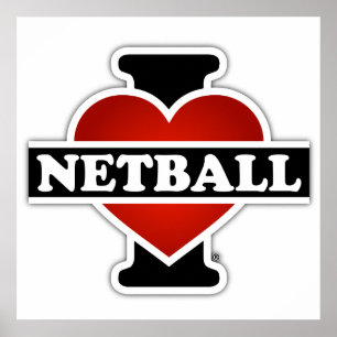 Póster Adoro Netball