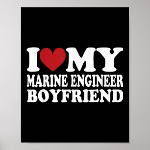 Poster Adoro O Meu Engenheiro Namorado Engraçado Namorada