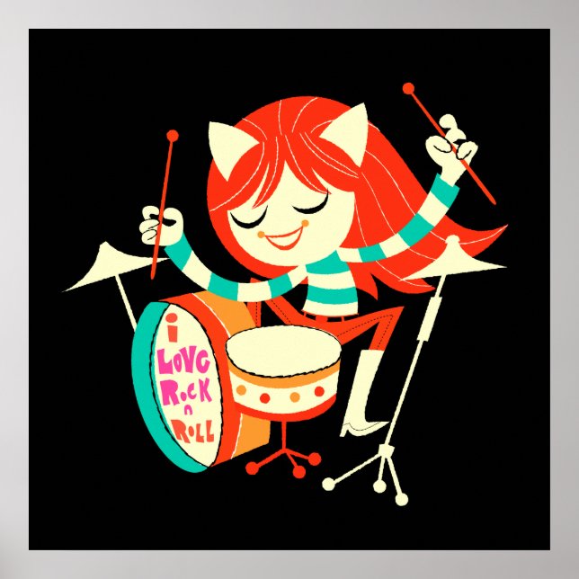 Póster Adoro Rock 'n' Roll (Frente)