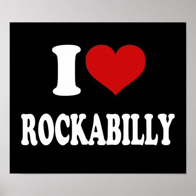 Poster Adoro Rockabilly (Frente)