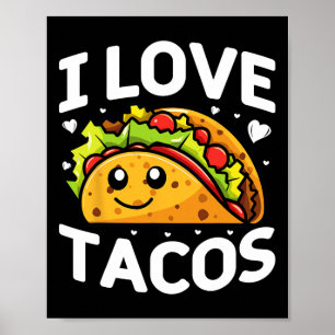 Poster Adoro Tacos Festa Mexicana Adoro Tacos Cinco De M
