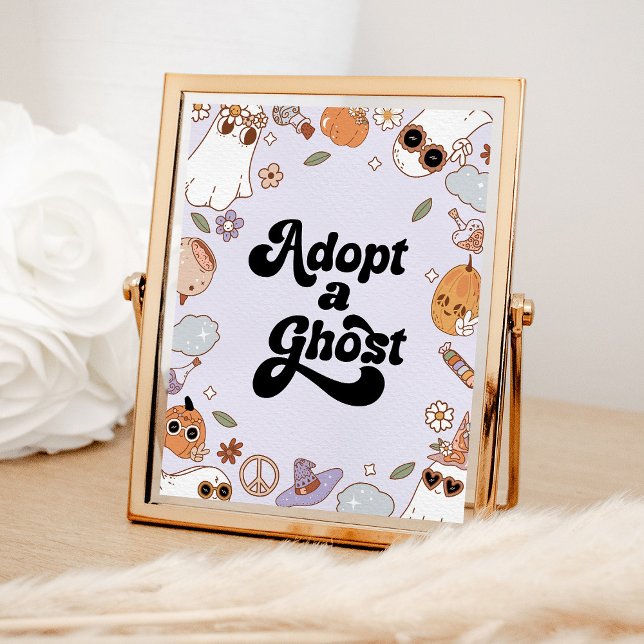 Poster Adotar uma Festa de aniversário de Halloween fanta (Criador carregado)