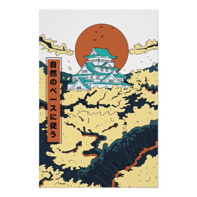 Póster Adote o ritmo da natureza (Frente)