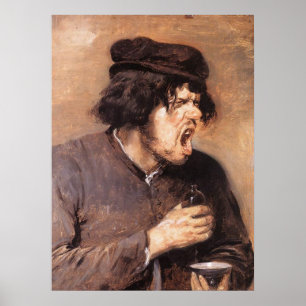 Poster Adriaen Brouwer o esboço amargo