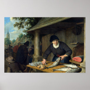 Poster Adriaen van Ostade - A Esposa do Fisco