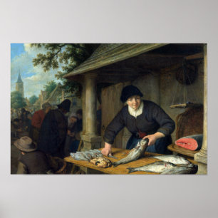 Poster Adriaen van Ostade - A Esposa do Fisco