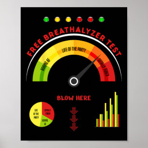 Poster Adulto Halloween Costume Breathalyzer Mens Hallowe