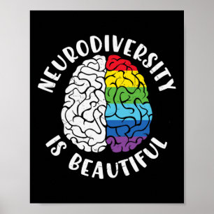 Poster Adultos Autismo Sensibilização A Neurodiversidade 