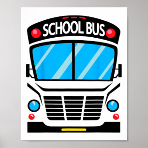Poster Adultos E Crianças De Ônibus Escolar Figuram No Di