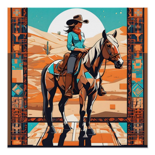 Póster Adventurador Ocidental 4 (Frente)