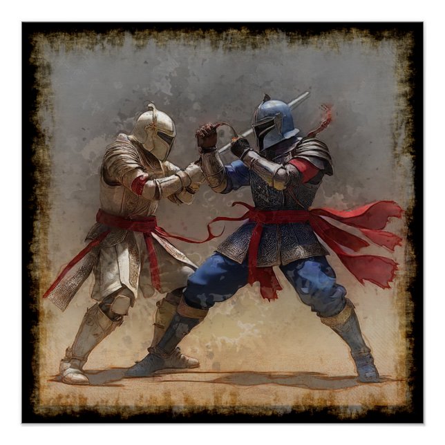 Póster Adversários do Sci Fi Sparing (Frente)