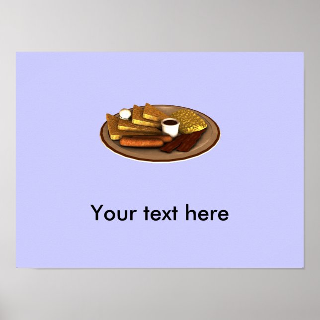 Poster Advertência sobre a alergia (Frente)