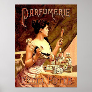 Poster Advertimento de Vintage de Compro Perfume