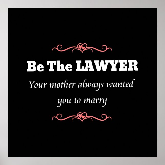 Poster Advogada de Direito - Formando feminino - Graduaçã (Frente)