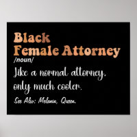 Advogada Negra Feminina Definição Engraçada Advoga