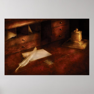 Póster Advogado - A Mesa Escritora