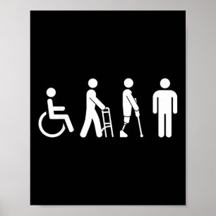Poster Advogado do Mês do Orgulho de Deficiência Presente