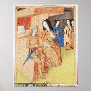 Póster Aeneas e Dido, dos trabalhos de Virgil