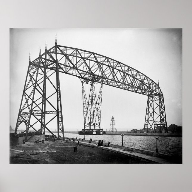Póster Aerial Bridge Duluth Minnesota (Frente)