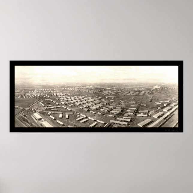 Póster Aerial Camp Grant Photo 1918 (Frente)
