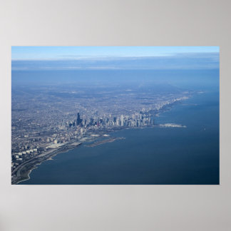 Póster Aerial Chicago