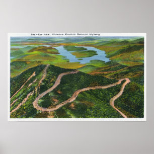 Póster Aerial View of the Whiteface Mt Memorial Hwy