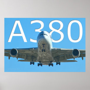 POSTER AERONAVE A380
