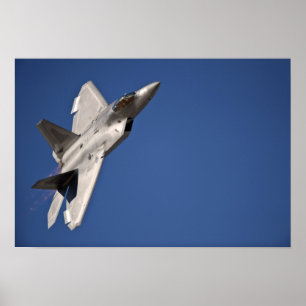Poster Aeronave de Raptor F-22