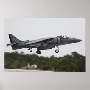 Poster Aeronaves AV-8B Harrier II