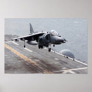 Poster Aeronaves AV-8B Harrier II