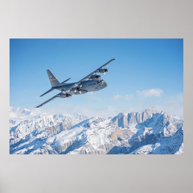 Poster Aeronaves C-130 Hércules (Frente)