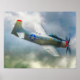 POSTER AERONAVES DA FORÇA AÉREA WW2