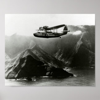 Poster Aeronaves De Passageiros De Barcos Voadores No Hav