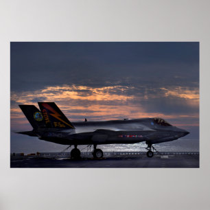 Poster Aeronaves F-35B Lightning II