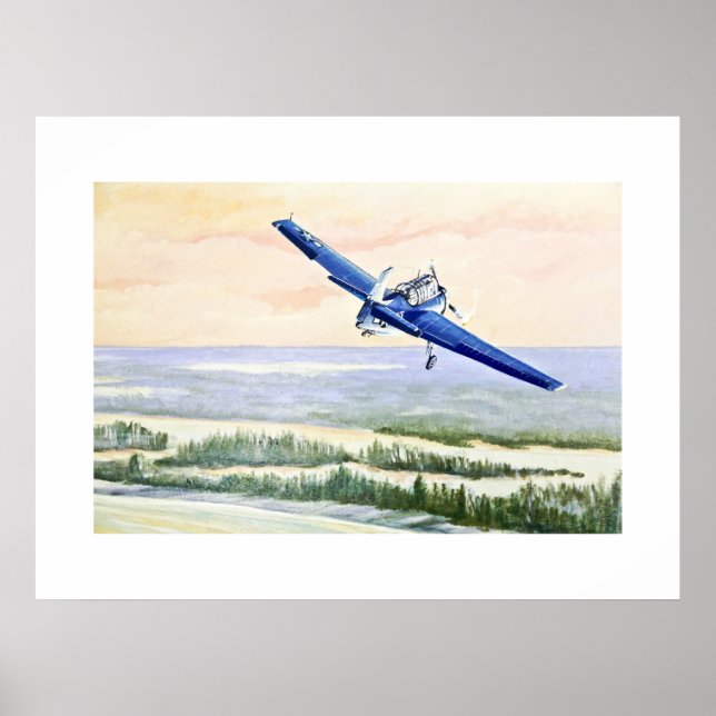 Poster Aeronaves Vintage (Frente)