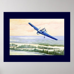 Poster Aeronaves Vintage