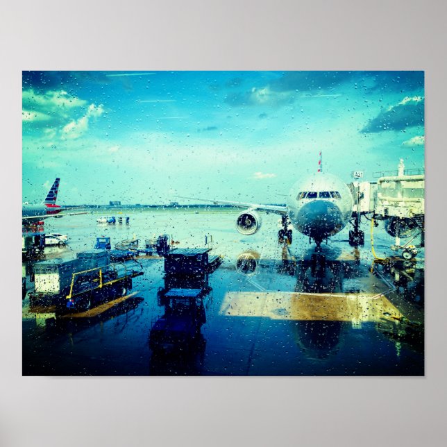 Poster Aeroporto de Chuva (Frente)
