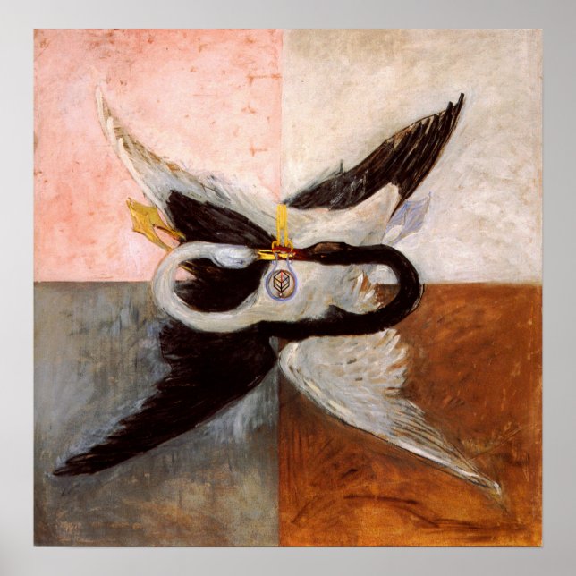 Poster Af Klint - O Cisne 1914 (Frente)