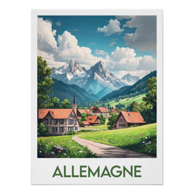 Póster Affiche Allemagne (Frente)