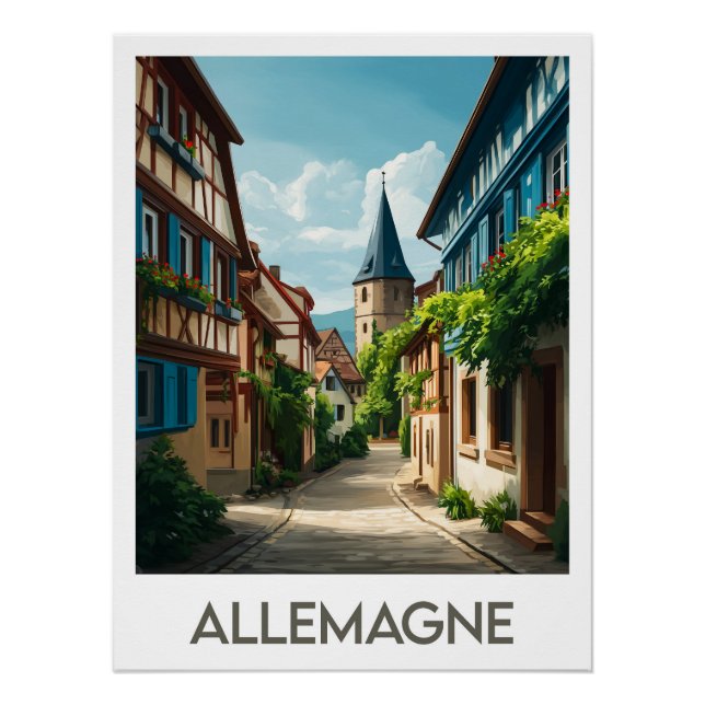 Póster Affiche Allemagne (Frente)