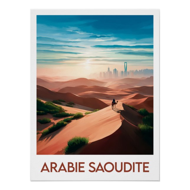 Póster Affiche Arabie Saoudite (Frente)