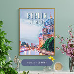 Poster Affiche Berlin, la capitale animée de l'Allemagne<br><div class="desc">Berlin est la capitale4 et la plus grande ville d'Allemagne. C'est également l'un des seize Länder de la République fédérale</div>