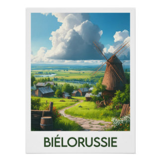 Póster Affiche Biélorussie