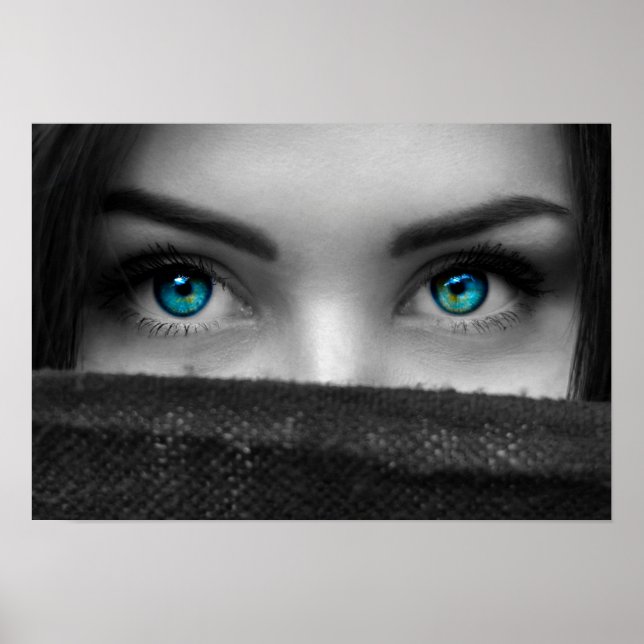 Poster Affiche Blue eyes (Frente)